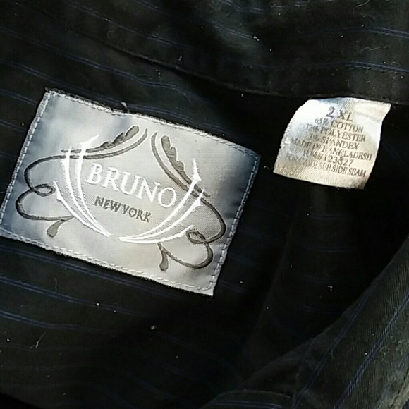 Bruno Shirts Bruno New York 2x Black Purple Poshmark